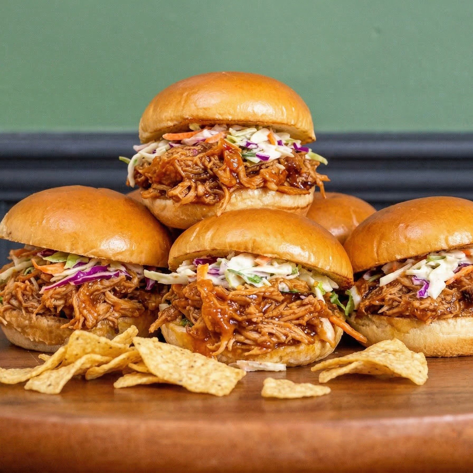 Pulled Pork/Chicken Sliders (3).